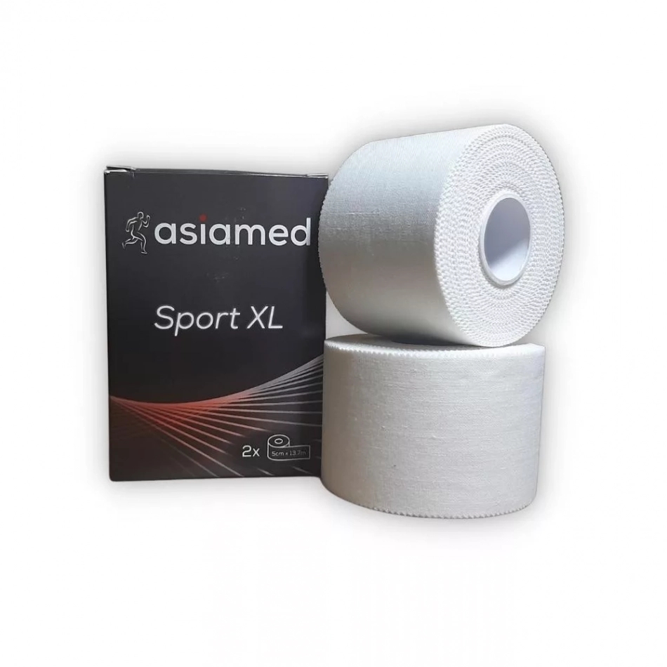 ASIAMED Sport Tape 5 cm x 13,7 m (nem elasztikus tape) 2 db/doboz demo