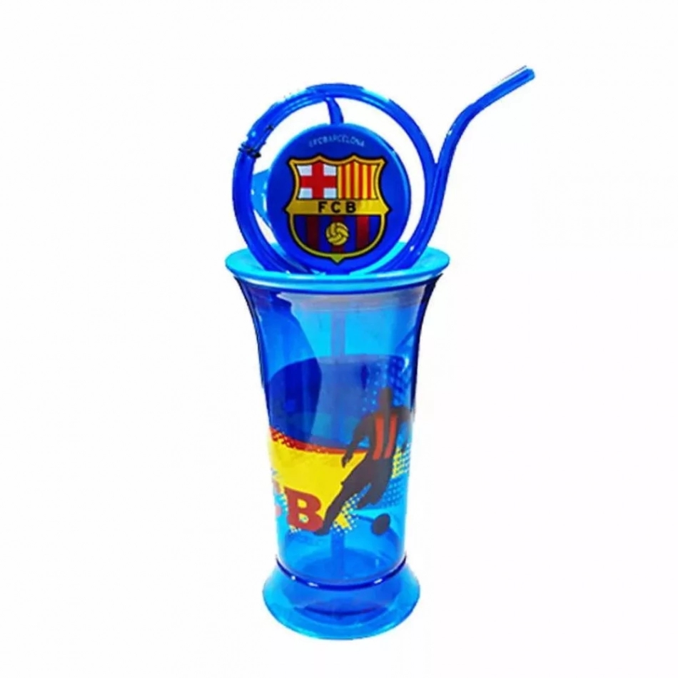 Barcelona pohár szívószállal 380ml demo
