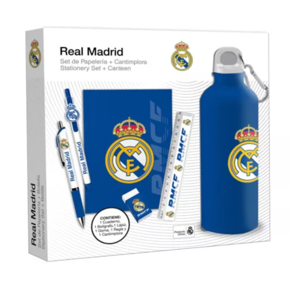 Real Madrid notesz szett kulaccsal demo